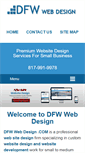 Mobile Screenshot of dfwwebdesign.com